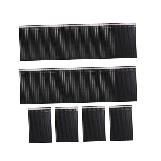 100 sobres de burbujas de 8,5 x 12 pulgadas, embalaje protector para embalaje. Negro
