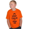 thumbnail image 3 of Keep Calm Fish On Fishing Enthusiast Boys Kids T Shirt Tees Tops Teen Brisco Brands S, 3 of 6