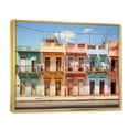 thumbnail image 2 of Designart "Facades of Colorful Cuba I" Architecture Floater Framed Canvas Wall Art, 2 of 7