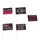 thumbnail image 5 of Bandera de jardín de poliéster, 10 piezas de decoración de protesta por los derechos femeninos, juego de bandera y mástiles de bandera para jardín, bandera de desfile al aire libre con mástiles de bandera, calidad inigualable, 5 of 8