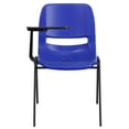thumbnail image 6 of Flash Furniture Blue Ergonomic Shell Chair with Right Handed Flip-Up Tablet Arm, 6 of 6