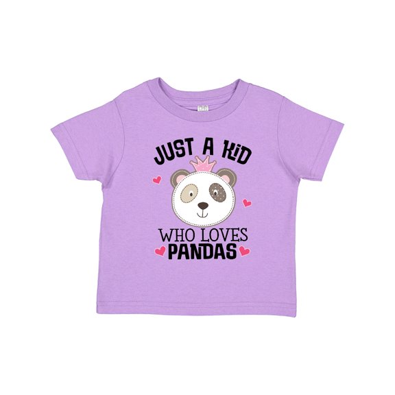 Inktastic Cute Panda for Girls Girls Toddler T-Shirt