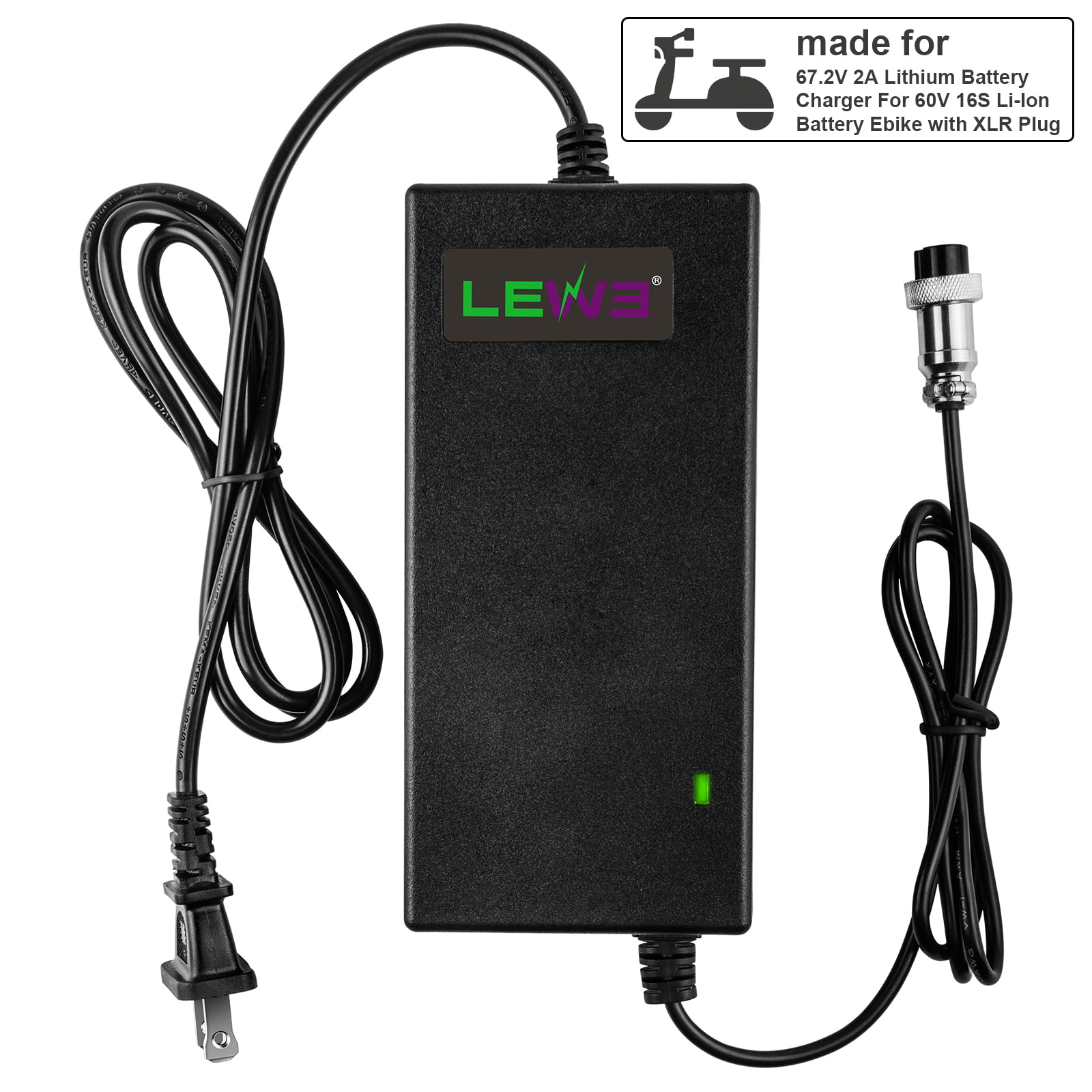 5-Types Of Plugs 60V/48V 2A Lithium Battery Charger Power Adapter