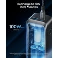 thumbnail image 5 of Anker Prime Power Bank, 20,100mAh 3-Port Portable Charger with 220W Max Output, Two-Way Charging, TSA-Approved, App Control, Compatible for MacBook, iPhone 17/16 Series, and More (Base Not Included), 5 of 7