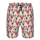 thumbnail image 3 of Balery Roosters Traje de Baño Estilo Hawaiano para Hombre, Shorts de Secado Rápido con Bolsillos-Large, 3 of 6