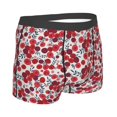 thumbnail image 2 of KLL Red Hawthorn Men's Cotton Boxer Briefs Underwear-Medium, 2 of 8