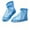 A-Light Blue, variant on Thickened White Rain Boot Covers, Water Resistant Zipper Foot Guards with Slip Resistant Sole for Outdoor Errands, Compact Storage for Bag