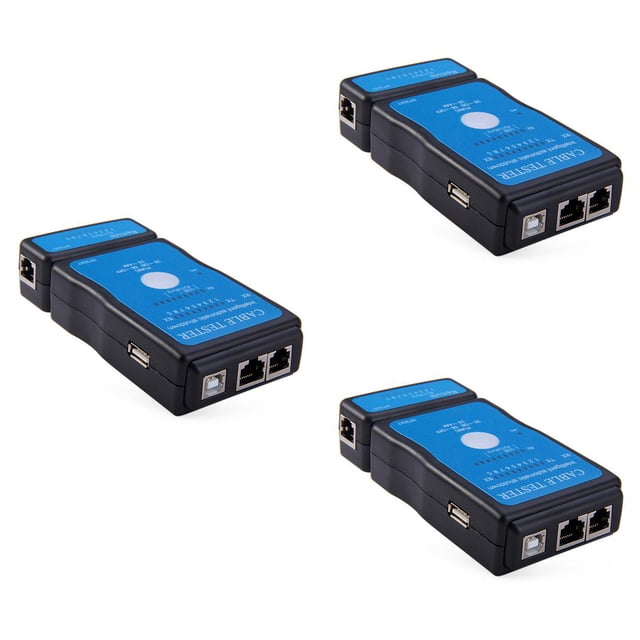 maskred M726AT Multi-Modular USB RJ-11 LAN Network Cable Tester 3Set Plastic
