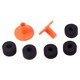 thumbnail image 4 of Greeniant Soporte de fieltro para platillo Hi Hat de 7 piezas, arandelas de mangas prácticas, accesorios de tambor de percusión de sonido Accesorios para instrumentos musicales, 4 of 6