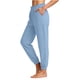 thumbnail image 1 of Pantalones de Cintura Elástica para Mujeres Lino Pantalones de Pierna de Color Sólido con Bolsillos Pantalones de Cintura Elástica de Encaje Y Pierna para Uso Casual, 1 of 5