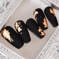 thumbnail image 4 of dianhelloya 1 Box Nail Art Sequins Decoration Golden/Silver Color Irregular Tin Foil Flake DIY Manicure UV Gel Polish 3D Glitter Nail Decoration Accessories for Salon & Home Nail Art A, 4 of 8