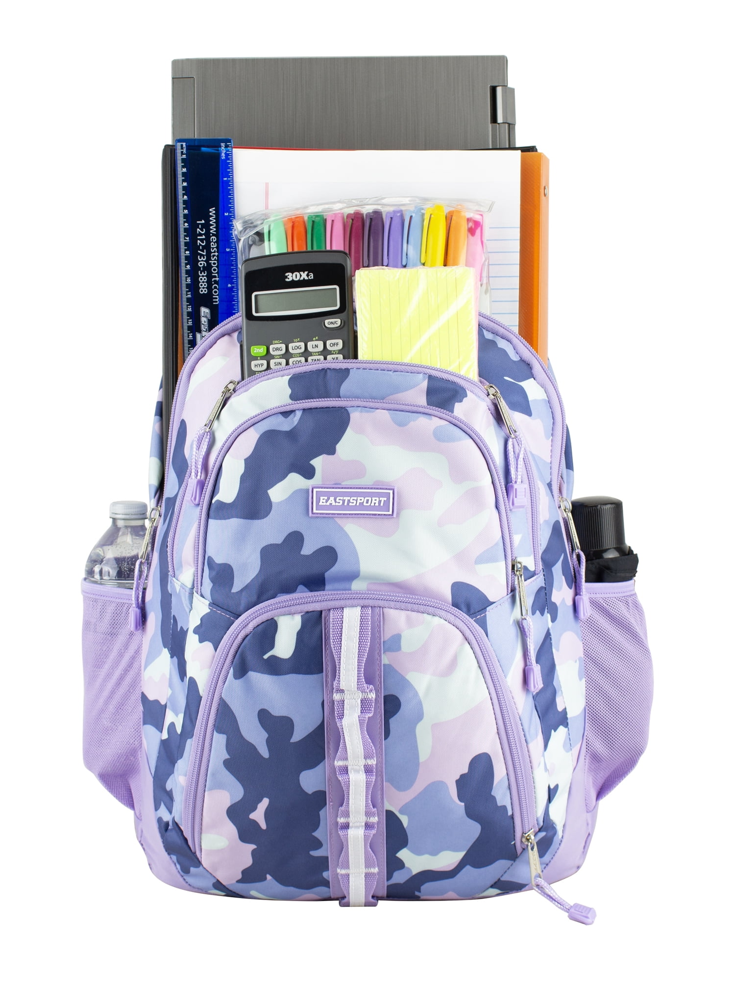 Eastsport Unisex Rally Sport 2.0 Backpack, Purple Army Camo