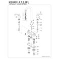 thumbnail image 4 of Kingston Brass KB8498FL Royale Two-Handle 2-Hole Deck Mount Bar Faucet in Brushed Nickel, 4 of 6