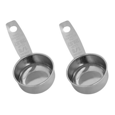 Ekco 1094900 Coffee Scoop 2 Pack 1/8 Cup Stainless Steel
