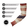 thumbnail image 5 of ALAZA Eagle and Flag UV Sun Protection Arm Sleeves UPF 50+ Compression Cooling Sleeve 1 Pair, 5 of 7