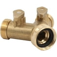 thumbnail image 2 of Y Shaped Water Hose Connector - Fitting & Drain Gutter - 3/4", 2 of 4