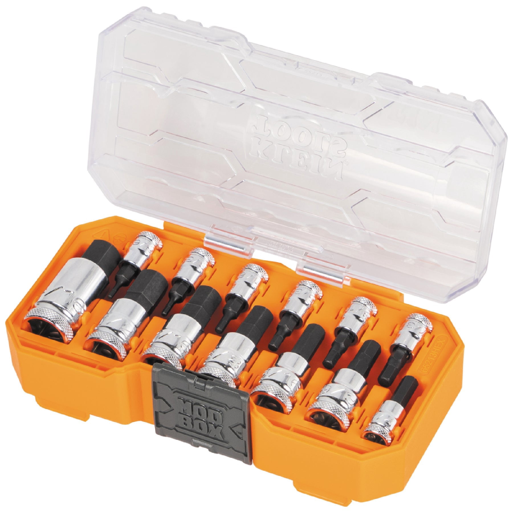Klein Tools Hex Bit Socket Set, Sae, 13 Pc
