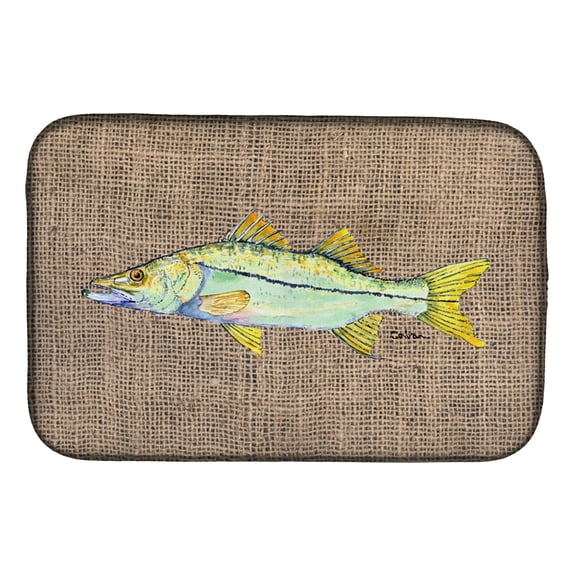Fish - Snook Dish Drying Mat