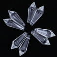 thumbnail image 4 of 12pcs Clear Crystal Chandelier Glass Crystal Pendants Beads Prisms Pendants 38MM, 4 of 6
