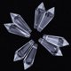 thumbnail image 4 of 12 colgantes de cristal transparente para candelabro, cuentas y prismas de 38 mm, 4 of 7