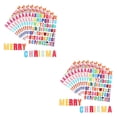 thumbnail image 2 of Pegatinas del alfabeto Sidaley 10 piezas Letras en negrita de colores 2Conjunto, 2 of 6