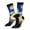 3 Black, variant on Cat Under Starry Skies Crew Socks for Men & Women, Breathable Casual Athletic Ankle Socks
