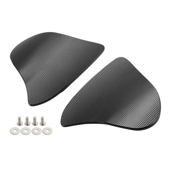 CNC Aluminum Black Mirror Block Off Plates For Yamaha YZF R1 / YZF R1M 2020-2024