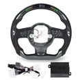 thumbnail image 1 of LED Shift Light Steering Wheel,Carbon Fiber LED Display Flat Bottom Steering Wheel Car Steering Wheel Exceptional Craftsmanship, 1 of 5