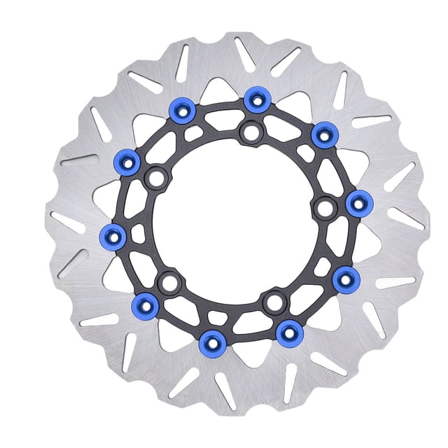 Motorcycle Front Wheel Brake Disc Rotor with Improved Design, Enhanced Stability, Upgraded Performance for Pcx125 Pcx150 Pcx160 2021 2024, Made of Stainless Steel and Aluminum