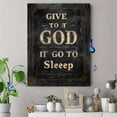 thumbnail image 4 of Qisvanset Give To God It Go To Sleep Canvas Wall Art 15.75x11.81 Inches, 4 of 8