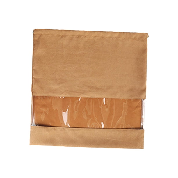 Bolsa de almacenamiento de viaje, bolsa de tela, bolsa de almacenamiento, bolsa de polvo con cordón, bolsa de embalaje para zapatos Café 50cmx56cm