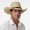 Beige, variant on Men's Western Straw Cowboy Sun Hat - Wide Brim UPF 50+ UV Protection Panama Hat with Chin Strap, Foldable for Outdoor, Fishing & Beach