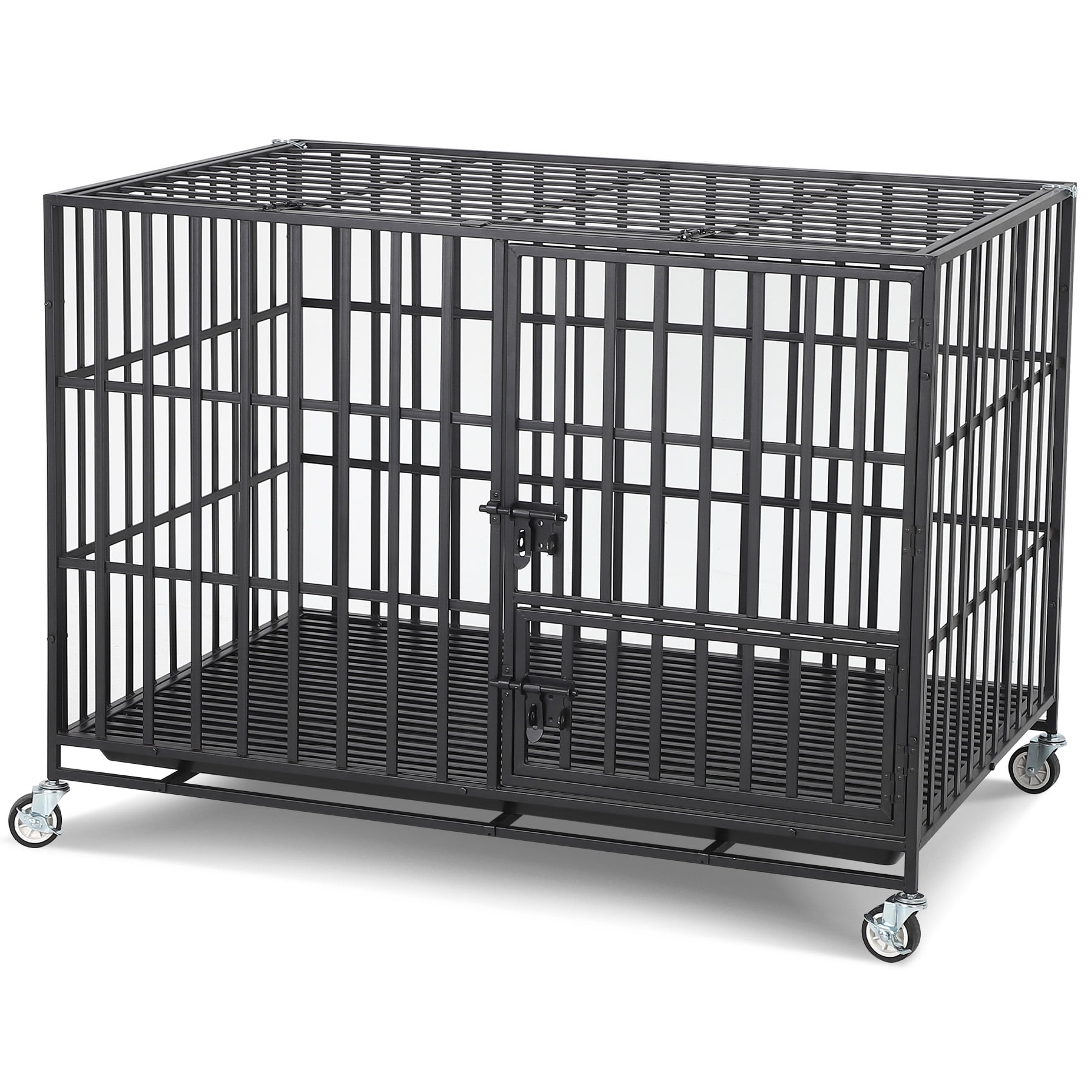 Midwest Air Technologies Metal Wire Pet Cage, 6'x10'x6' Dog Chain