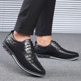 thumbnail image 5 of Mepaouo Mens Dress Shoes Casual Business Oxford Derby Orthopedic Leather Shoes Walk Loafers Flats Shoes, 5 of 8