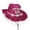 Hot Pink, variant on Western Cowboy Hat for Women and Men Super Shiny Dazzling Colorful Western Cowboy Hat for Birthday Parties Celebrations Stage Shows and Holiday Events