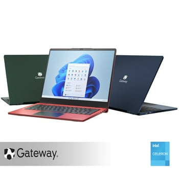 Gateway 15.6" Ultra Slim , HD, Intel® Celeron® N4020, Dual Core, 4GB RAM, 128GB Storage, Tuned by THX Audio, 1MP Camera, HDMI, Windows 11, Microsoft 365 Personal 1-Year Included, Blue