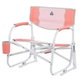 thumbnail image 2 of GCI Outdoor Grab & Go Rocker Low Profile Rocking Camping Chair with Cup Holder, Coral, 2 of 12