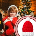thumbnail image 4 of Dalrosia Mini Christmas Knit Hat and Mini Christmas Scarf Set, Santa Knit Hat Scarf Christmas Tree Ornaments Christmas Hat Scarf Cup Bottle Xmas Doll Crafts for DIY Craft Art Decoration, 4 of 5