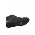 thumbnail image 2 of Sparkle-25 Women's Glitter Metallic Lace Up High Top Flat Fashion Sneaker Shoes, 2 of 2