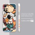 thumbnail image 3 of Case For Redmi Note 12 11 11T 11R 11E 10 9 8 7 7S PRO PLUS 4G 5G Simple Liquid silicone Case Cartoon Space Astronaut, 3 of 5