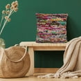 thumbnail image 2 of LR Home Nomad 26" x 26" Rainbow Textured Stripe Decorative Throw Pillow, 2 of 7