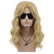 thumbnail image 1 of VGbeaty Peluca rubia larga y rizada para hombres y mujeres de los años 70 y 80, peluca de rockero duro de California, disfraz de Halloween, peluca de anime para cosplay, 1 of 5