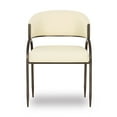 thumbnail image 3 of Tatum Cream Performance Vegan Leather Dining Chair, 3 of 4