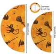 thumbnail image 3 of GZHJMY Halloween Christmas Tree Skirt Halloween Tree Skirt for Holiday Party Home Christmas Day Ornaments 36", 3 of 6