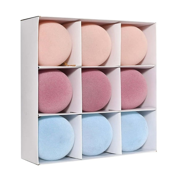 12PCS Flocked Velvet Christmas Ball Ornaments 3.14 Inch Shatterproof Xmas Tree Decorations Set Hanging Baubles for Holiday Wedding Party Home Festive Decor Supplies