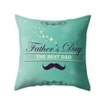 thumbnail image 1 of Xihbxyly Fundamentos de almohada terciopelo color melocotón Día del Padre estampado de varios patrones, 1 of 5