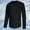 Black, variant on Hfnxid Men's Sun Protection Top Big and Tall Quick Dry Long Sleeve Shirt Breathable Outdoor Hiking Shirts in Regular Casual Fishing Tops