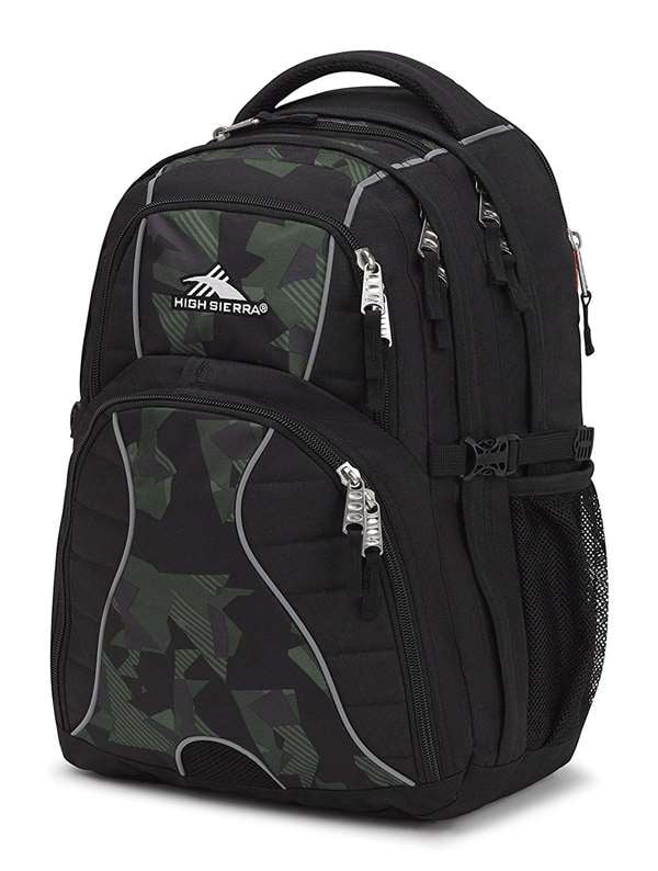 High Sierra Swerve Daypack BLACK SHATTERED CAMO by High Sierra