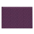 thumbnail image 1 of Purple Paisley Cutting Board, Outline Simplistic Oriental Ornament with Flower Items, Decorative Tempered Glass Cutting and Serving Board, in 3 Sizes, by Ambesonne, 1 of 2