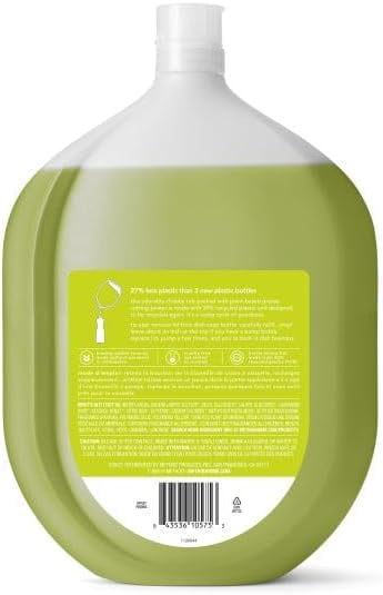 Method Liquid Dish Soap Variety Pack, 1 Lime + Sea Salt, 1 Clementine, 54 oz Each, 2 CT